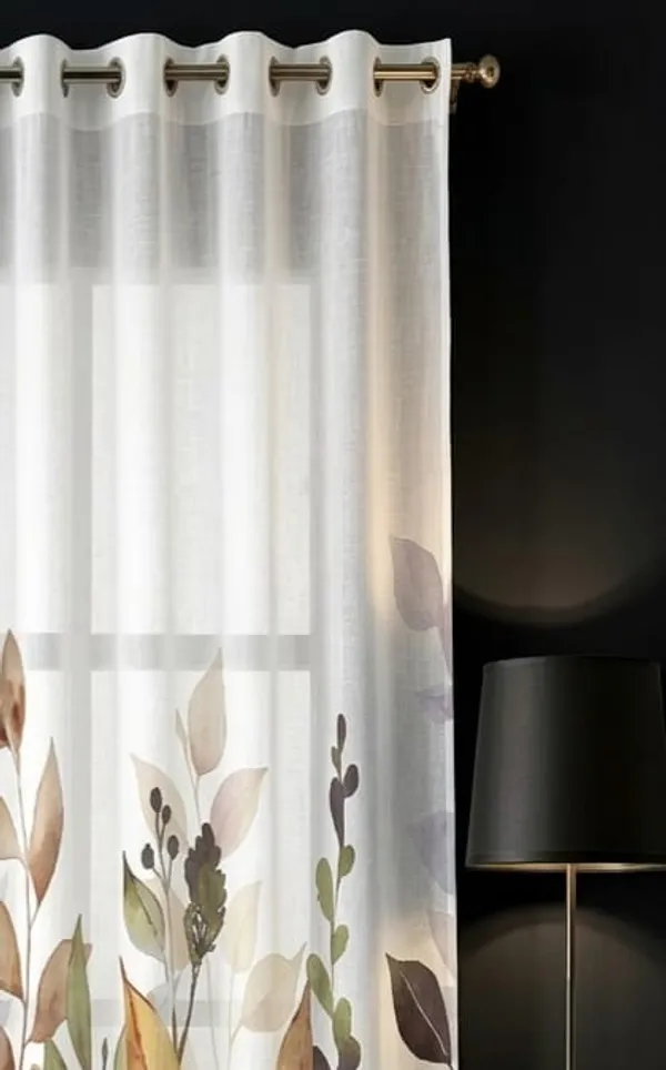 Sheer_Botanical_Leaf_Print_Eyelet_Window_Curtain