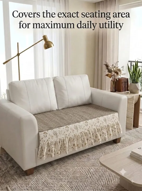 Fabric_Floral_Print_Flat_Sofa_Mat_Cover