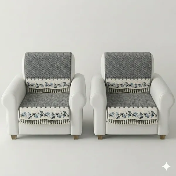 Grey_Quilted_Floral_Print_Sofa_Cover