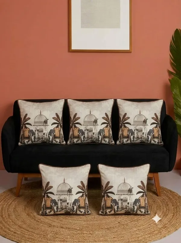 Brown_Poly_Cotton_Cushion_Cover_For_Home_Decor