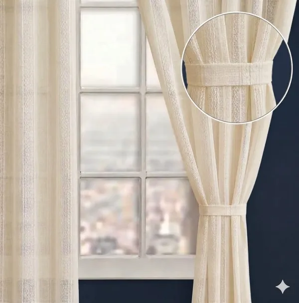 Ivory_Sheer_Textured_Grommet_Curtains