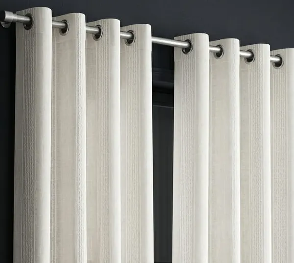 Fabric_Modern_Textured_Eyelet_Curtain_Panel
