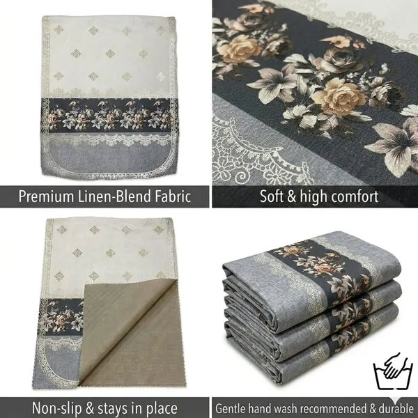 GOLD_FOIL_FLOWER_GREY-2SEATER-6PC