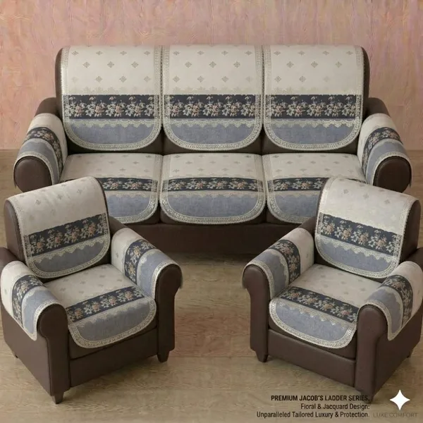 GOLD_FOIL_FLOWER_GREY-5SEATER3+1+1-16PC