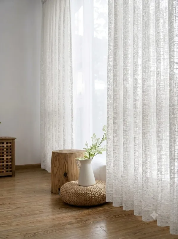 White_Lace_Geometric_Pattern_Sheer_Curtain