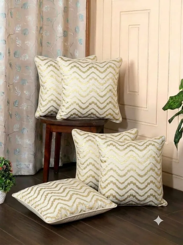 Fabric_Contemporary_Chevron_Print_Cushion_Covers_Pack_Of_5