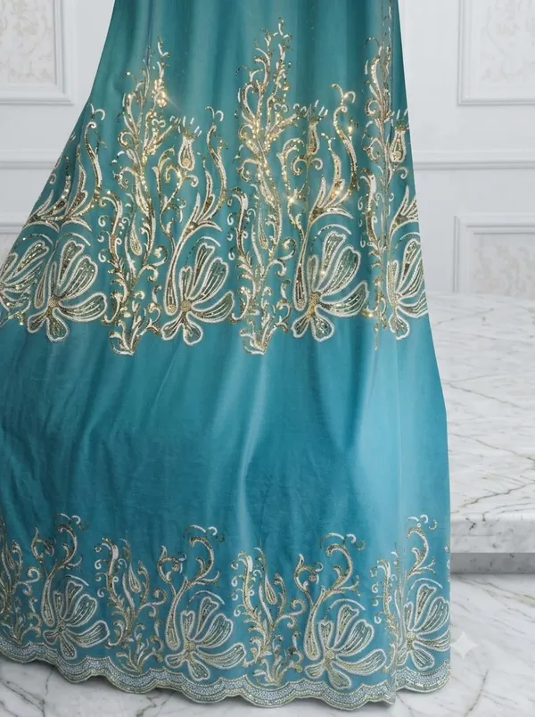 Teal_Embroidered_Floral_Pattern_Curtain