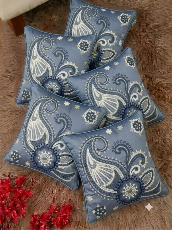Polyester_Silk_Traditional_Paisley_Embroidered_Cushion_Covers