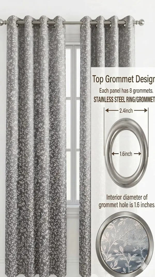 Grey_Floral_Embroidered_Window_Curtain