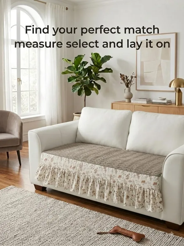 Fabric_Floral_Print_Flat_Sofa_Mat_Cover