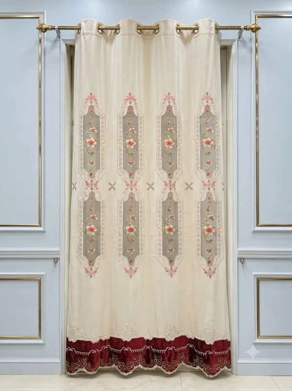 Fabric_Embroidered_Floral_Pattern_Cream_Curtain