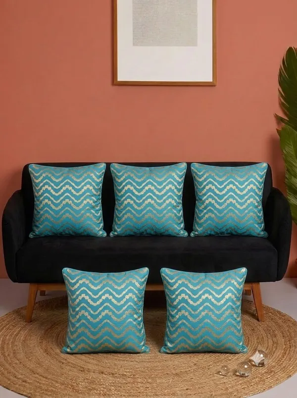 Blue_Chevron_Print_Cushion_Covers