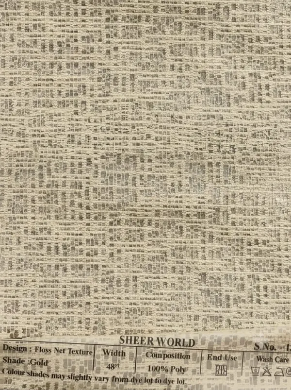 Polyester_Textured_Gold_Sheer_Curtain_Fabric