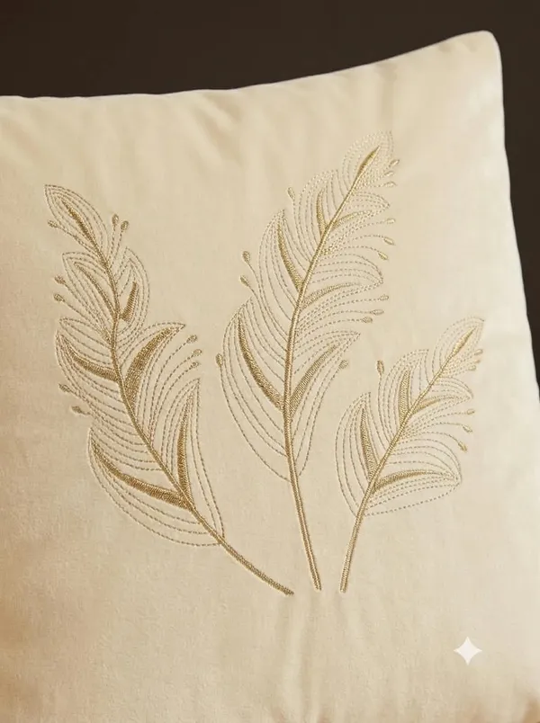 Velvet_Contemporary_Feather_Embroidered_Cushion_Covers_Set_Of_5