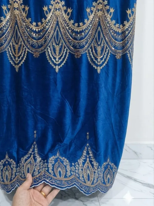 Velvet_Royal_Blue_Embroidered_Pattern_Curtain