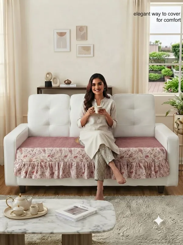 Quilted_Floral_Print_Sofa_Seat_Cover
