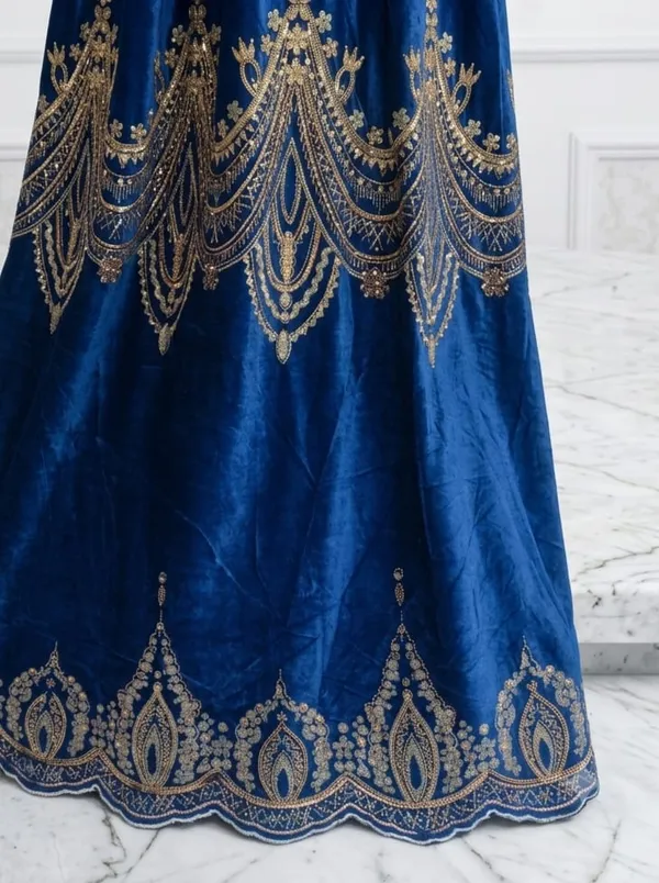 Velvet_Royal_Blue_Embroidered_Pattern_Curtain