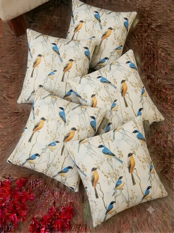 Fabric_Nature-Inspired_Bird_Print_Cushion_Covers