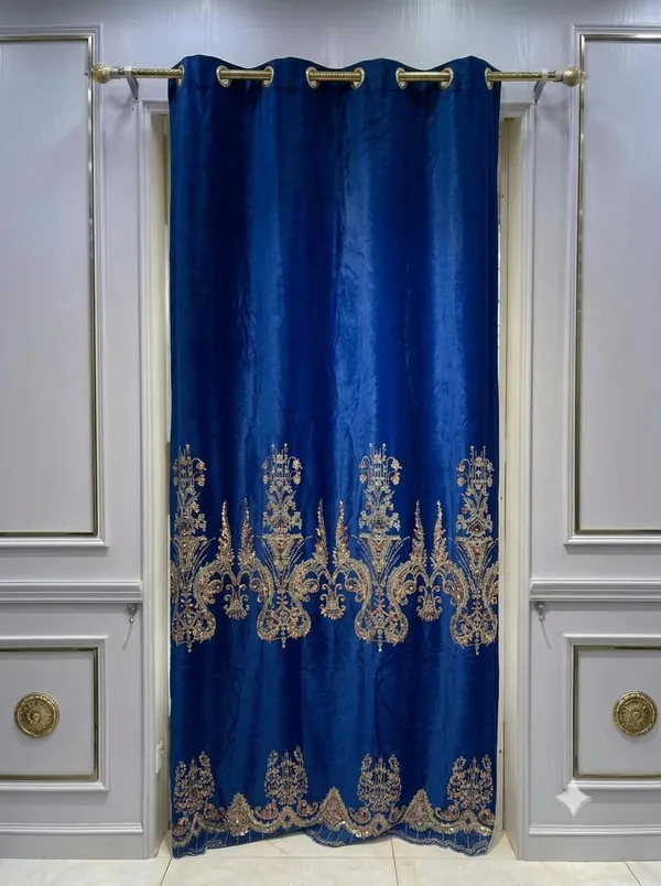 Blue_Velvet_Curtain_For_Home_Decor