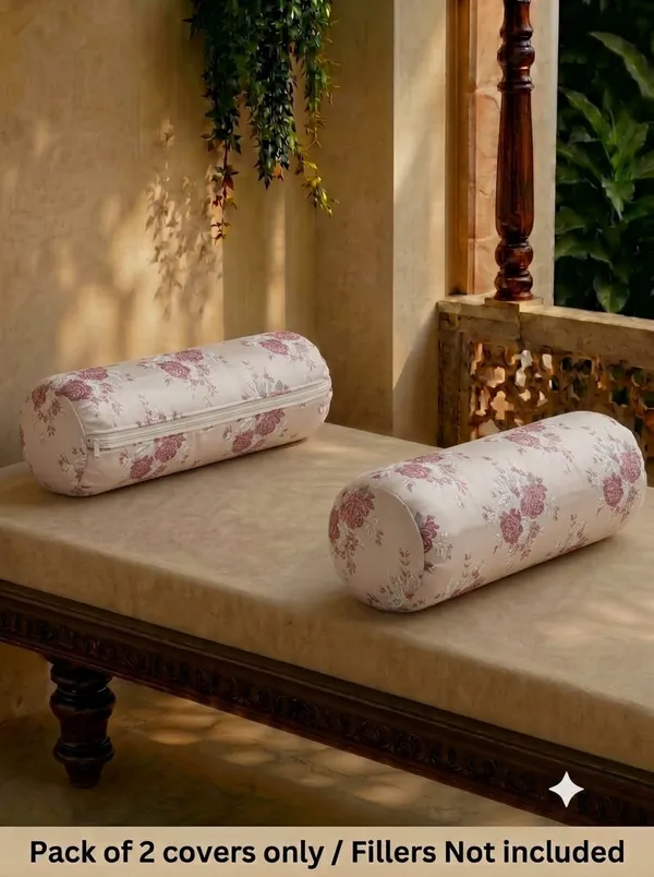 Pink_Poly_Cotton_Bolster_Cover_For_Home_Decor