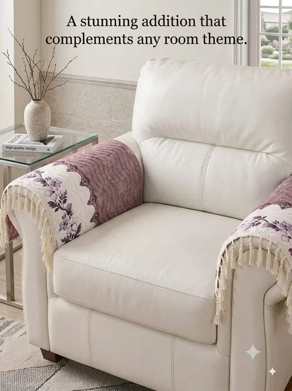 Quilted_Floral_Print_Single_Seater_Sofa_Seat_Cover