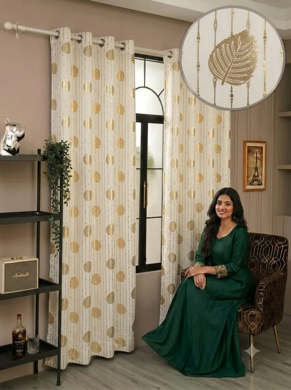 Leaf_Stripes_cream_9Ft2pcs