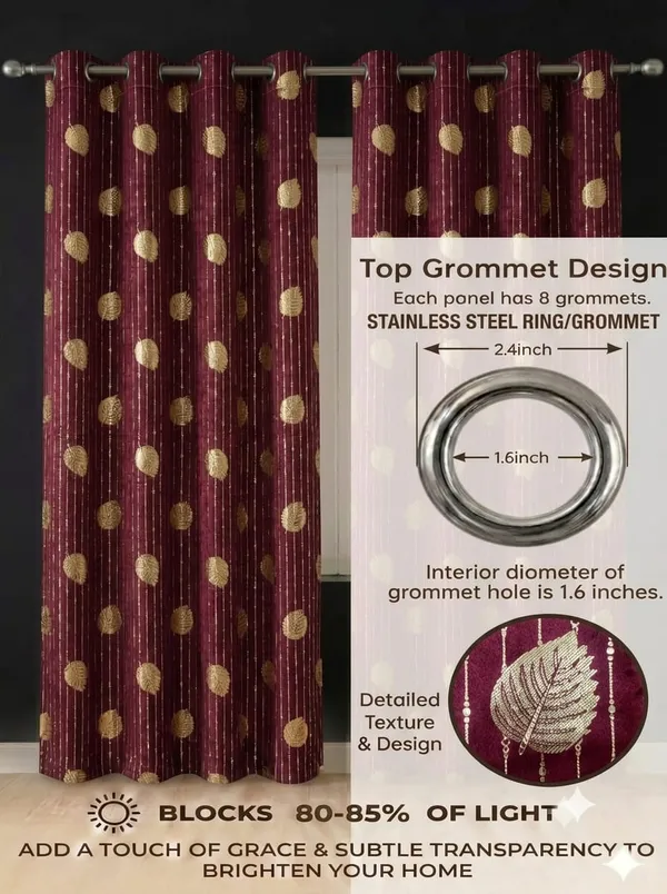 Leaf_Stripes_maroon_5Ft2pcs