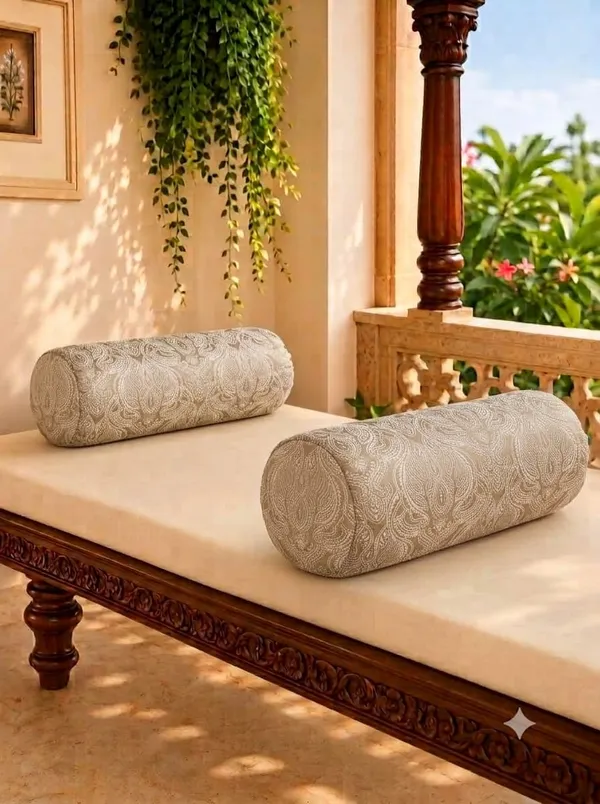 Brown_Poly_Cotton_Bolster_Cover_For_Home_Decor