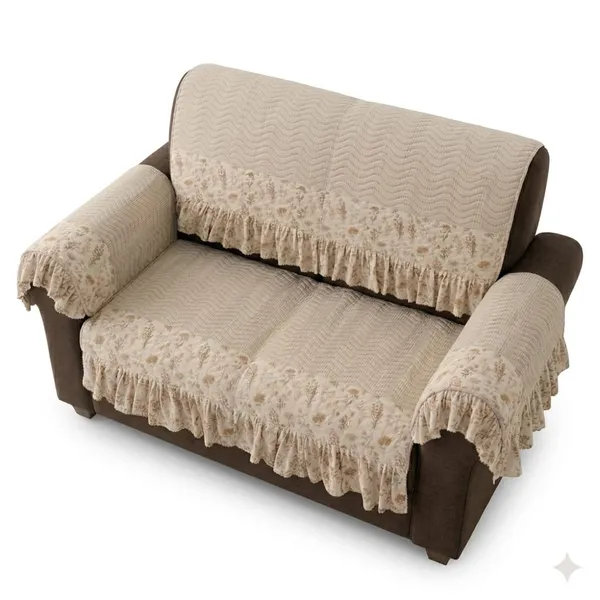 Velvet_Floral_Print_Ruffled_Sofa_Recliner_Cover