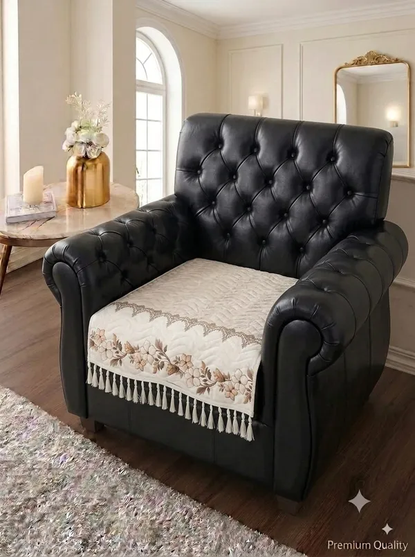 Cream_Quilted_Floral_Print_Sofa_Cover