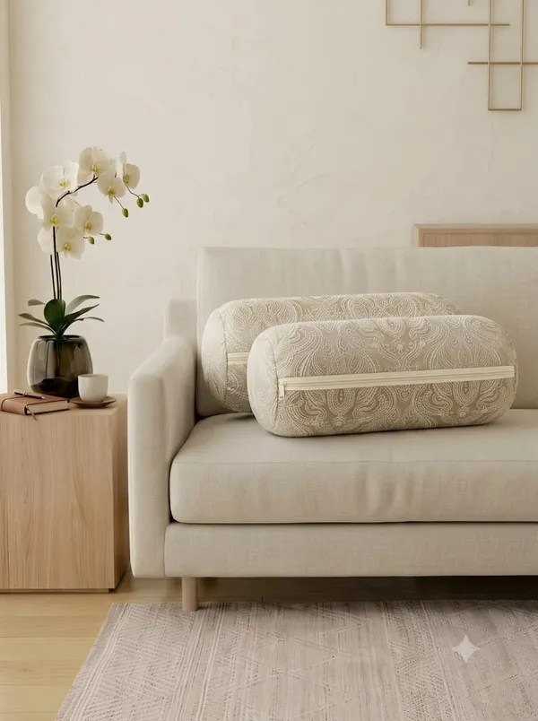 Brown_Poly_Cotton_Bolster_Cover_For_Home_Decor