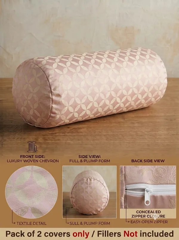 Pink_Geometric_Print_Bolster_Covers_Pack_Of_2