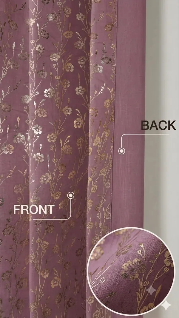 Jacquard_Floral_Print_Eyelet_Curtain