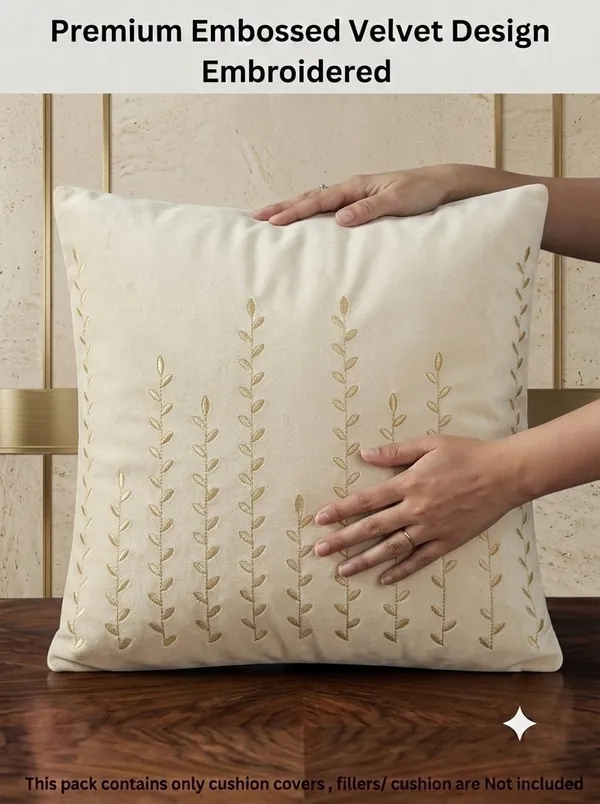 Ivory_Embroidered_Vine_Pattern_Cushion_Covers_Pack_Of_5