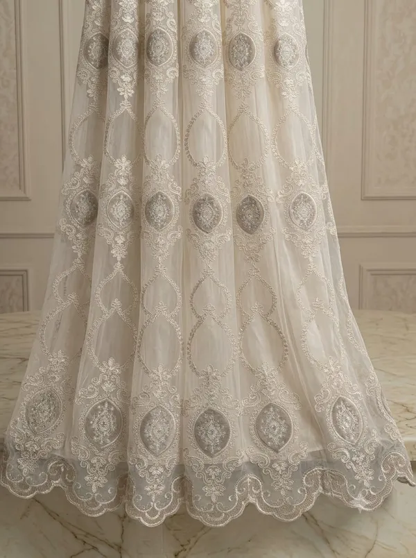 Net_Embroidered_Ornamental_Pattern_Sheer_Curtain_Panel