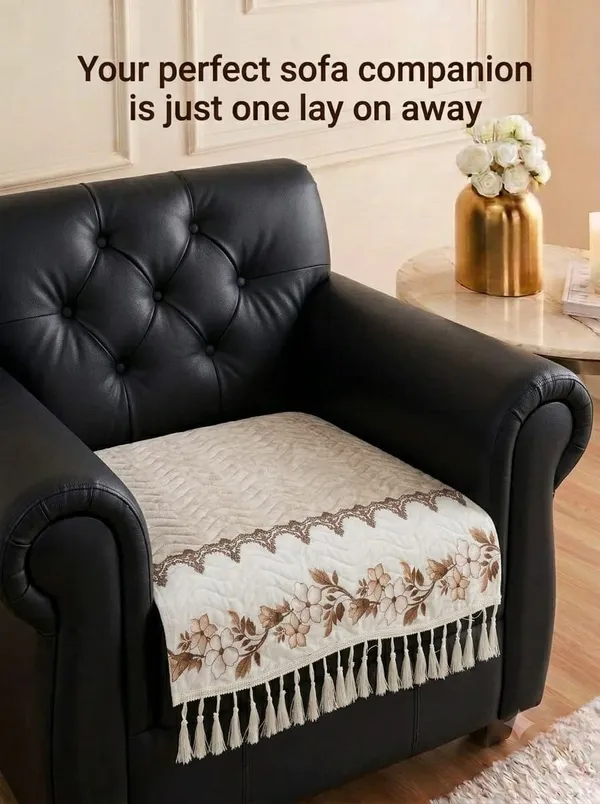 Cream_Quilted_Floral_Print_Sofa_Cover