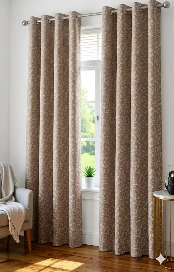 Fabric_Classic_Floral_Print_Eyelet_Curtains
