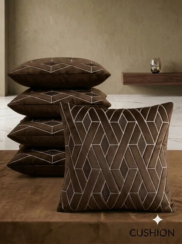 Brown_Contemporary_Geometric_Print_Cushion_Covers