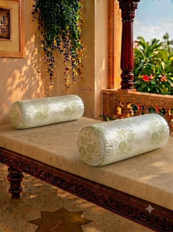 Fabric_Floral_Print_Bolster_Cushion_Covers