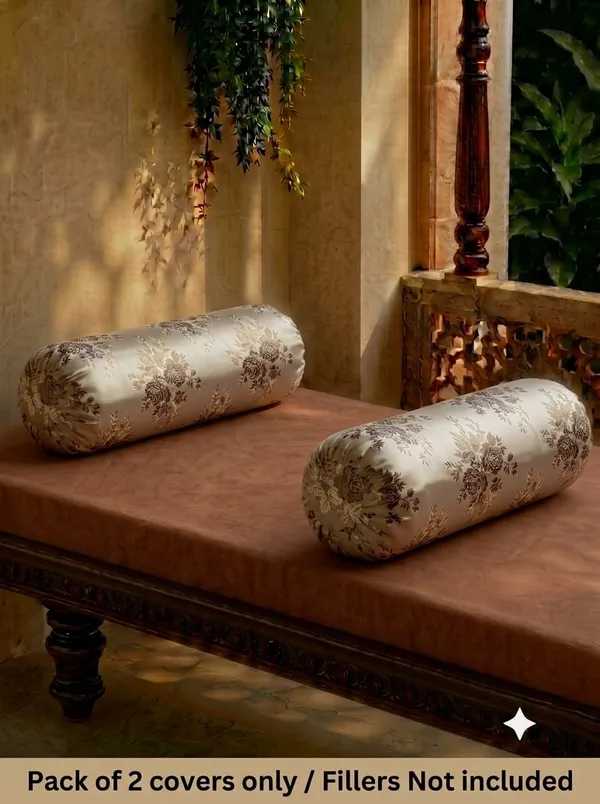Brown_Poly_Cotton_Bolster_Cover_For_Home_Decor