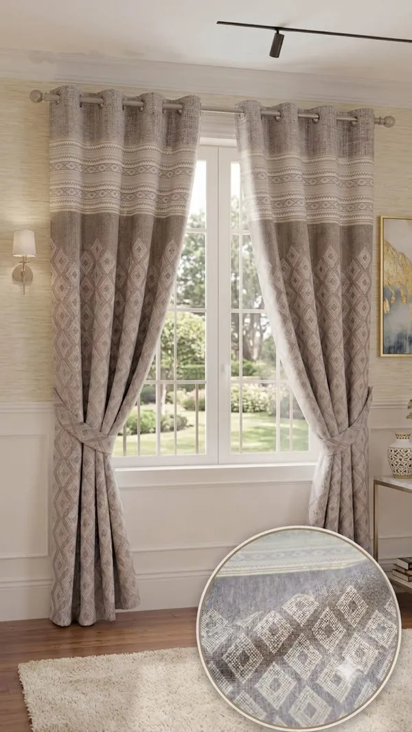 Woven_Contemporary_Geometric_Print_Eyelet_Curtains