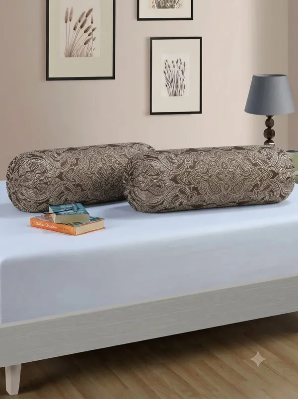 Coffee_Poly_Cotton_Bolster_Cover_For_Home_Decor