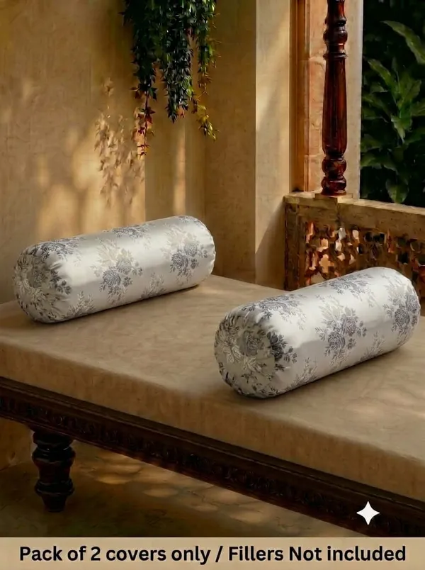 Soft_Floral_Print_Bolster_Covers_Set_Of_2