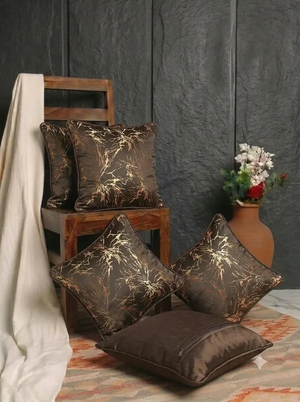 Brown_Abstract_Printed_16x16_Inch_Cushion_Covers_Pack_Of_5