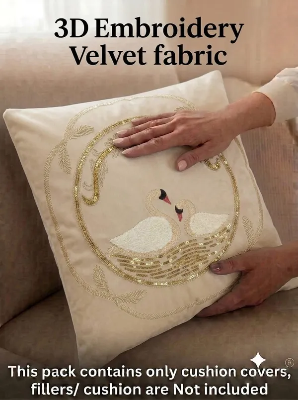 Velvet_Embroidered_Swan_Cushion_Covers_Pack_Of_5