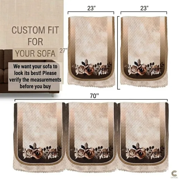 PRINTED_ASTER_BEIGE-5SEATER3+1+1_16PC