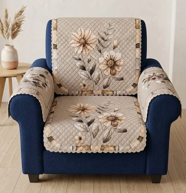 PRINTED_CHAMPA_BEIGE-1SEATER_4PC