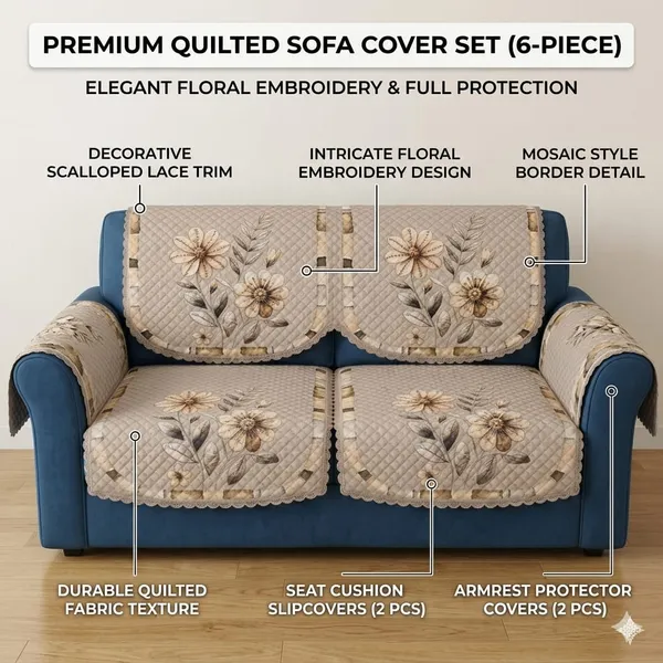 PRINTED_CHAMPA_BEIGE-2SEATER_6PC