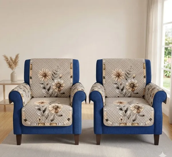PRINTED_CHAMPA_BEIGE-5SEATER3+1+1-16PC