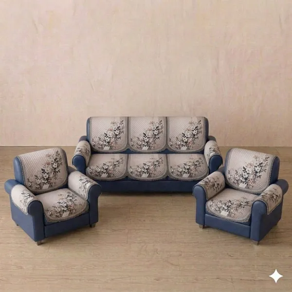 PRINTED_DAHLIA_GREY-5SEATER3+1+1-16PC